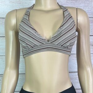 Arena Women Brown Halter Bikini Top Size M